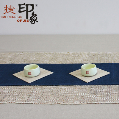 禅意生活 纯手工夏布茶垫中的自然哲学